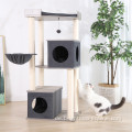 Moderne Sisal Cattree Condo Grey Cat Möbel Post